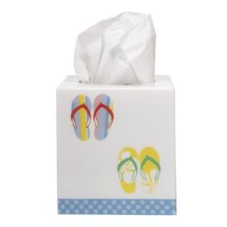 Flip Flop Beach Sandal Bath Tissue Box Cover Kids New