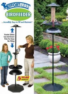 Birdfeeder Effortless Free Standing Easy Fill w Base