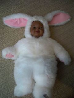    African American Black AA Baby Removable Bunny Costume Outfit 14