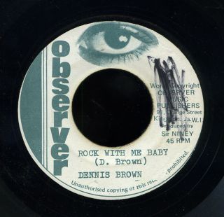 Dennis Brown Rock with Me Baby Ja Orig 7 ►♫