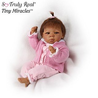   Drake Tiny Miracles Kendall Lifelike African American Baby Doll
