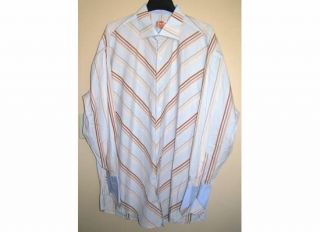 Mens Assante Sport Long Sleeve Striped Shirt Size 3XL Excellent 