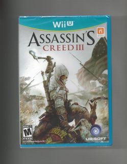 Assassins Creed III Nintendo Wii U Game Brand New SEALED