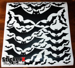 77 halloween bats home wall art vinyl decal stickers