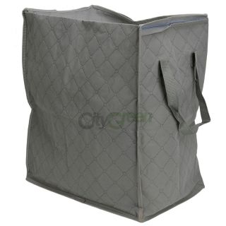 Non Woven Fabric Gray Clothes Storage Bags Bamboo Fiber Quilt 
