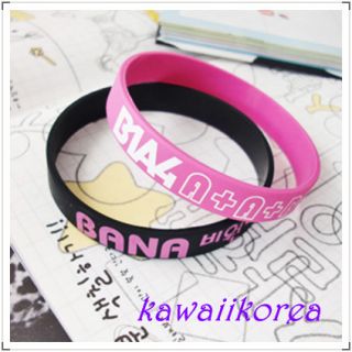 B1A4 Bana KPOP Supporter Wristband Bracelet X2 New