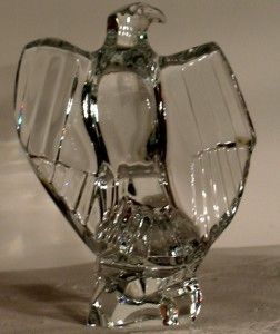 baccarat crystal napoleonic eagle figurine jan tesar