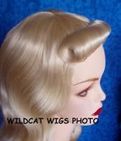 This is a fabulous 40s style wig like Barbara Stanwyck wore in 