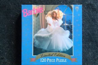 1989 Barbie Happy Holidays L E 120 Piece Puzzle
