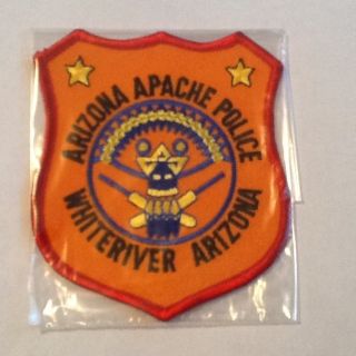 Arizona Apache Whiteriver Tribe Tribal Police Patch