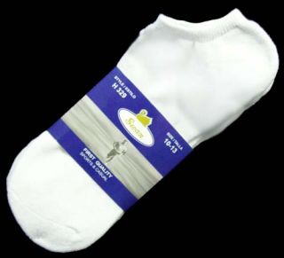 New Wholesale Lot 12 Pairs Mens Low Cut White Sports Socks Size 10 13 