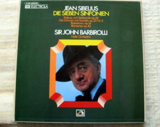 LP Box Set Sibelius Die Sieben Sinfonien EMI Electrola Germany 