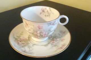 Vintage Theodore Haviland New York Apple Blossom Demitasse Tea Cup and 