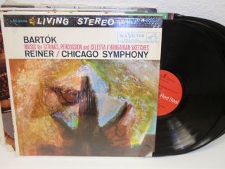 BARTOK Music For Strings Precussion Celesta Reiner Chicago Symphony LP 