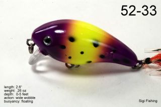   title. All lures are new and are manufactured by us at Sigi Fishing