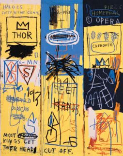 Jean Michel Basquiat Charles The First Screen Print