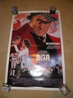 The Bear Bear Bryant Movie Poster Alabama Football Gary Busey