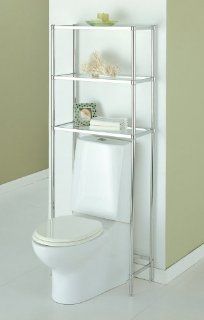 Organize It All Over The Toilet Spacesaver Shelves Glacier Collection 