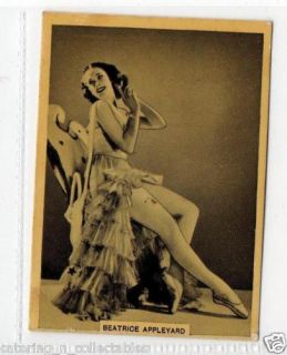 51 Beatrice Appleyard Grace Beauty Actress Card