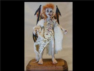 OOAK Zombie Vampire Fairy Art Doll Creepy Horror 
