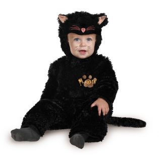 Infant Black Cat Costume Halloween Toddler Baby Animal Cute Kitty 