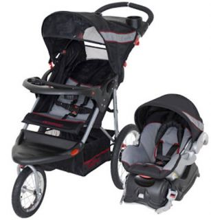 Baby Trend Expedition Swivel Jogger Travel System Jogging Stroller 