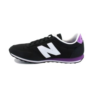 New Balance 410 U410MWN Womens Suede Mesh Laced Running Trainers Black 