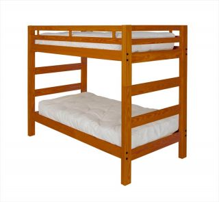 split freedom bunk bed oak stain 2 twin beds in one the split freedom 
