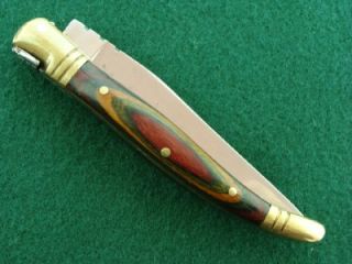   PEACOCK POCKET LAGUIOLE BEE STYLE SPRING KNIFE TOOL KNIVES COUTEAUX