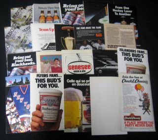 20 1984 85 Signed Auto Media Guides Lot Mario Lemieux