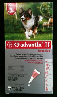 Bayer K9 Advantix 55 for Dogs 21 55 Lb