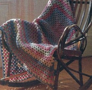 54A Crochet Patterns for Two Afghans Both Beginner Granny Square 