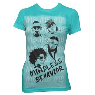 Mindless Behavior Headshots s M L XL Junior Babydoll T Tee Shirt New 
