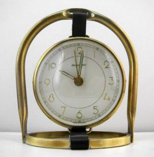 Bayard French Horseshoe Clock 1950