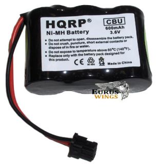 HQRP Battery Fits Uniden BT185 BT 185 Cordless Phone