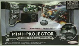 Eyeclops Mini Projector Eye Clops Portable Projector
