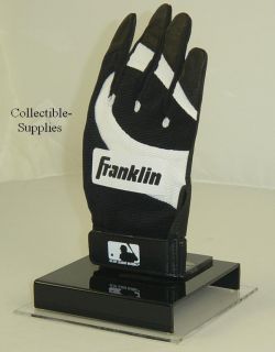 New Baseball Batting Glove Display Case Holder w Mirror