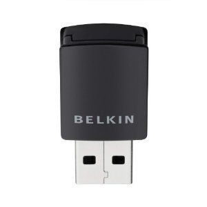 Belkin N300 Micro Wireless USB Adapter   New In Box Easy to get 