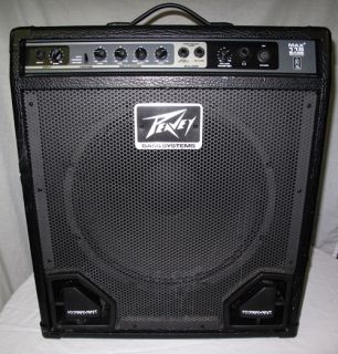Peavey Bass System Max 115 Bass Guitar Amp Trans Tube with Hypervent 