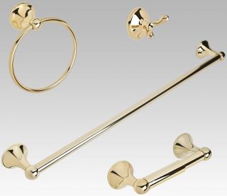 Polished Brass Bath Hardware Bathroom Accessories