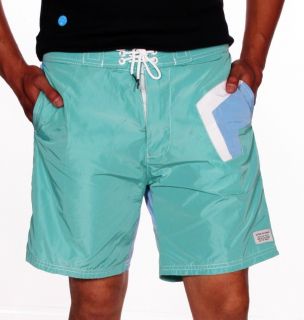 Star Swimwear CC Beach Swim Shorts Designer Green Men New