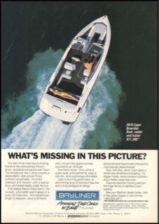 Bayliner 2070 Capri Bowrider 1990 Print Ad