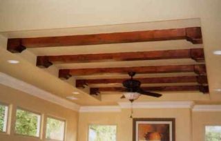 Ceiling Timbers for Hallway Box Beam 100 Wood