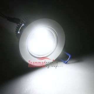 3x3W 9W White LED Recessed Cabinet Ceiling Down Light Bulb w Driver 