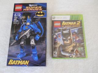 Lego Batman 2 Xbox 360 Video Game and Batman Super Heroes Building Toy 