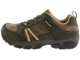 Teva Belmar 4053 Brown Olive Yellow Nubuck Leather Hiking Trail Shoes 