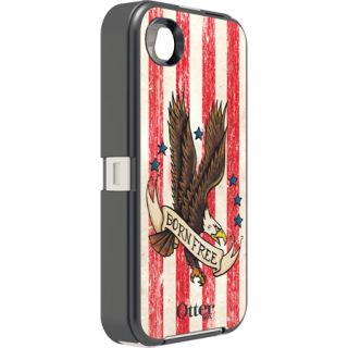   Defender Series Anthem Collection Born Free For iPhone 4s 4 Belt Clip