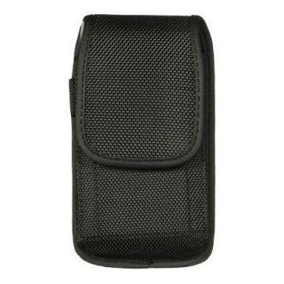 Rugged Canvas Cell Phone Pouch Belt Clip Velcro for Blackberry Torch 