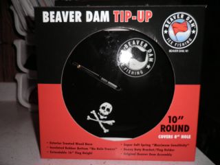 Beaver Dam Round Jolly Roger 10 Tip Up New