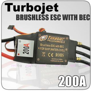200A Brushless Motor Speed Controller ESC 5A BEC Boat